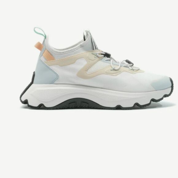 NIB Palladium Women's Thunder Lo's Sneaker - Star White/Sand - Picture 2 of 10